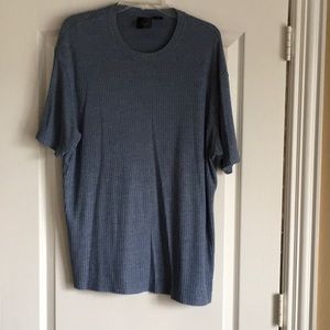 Slate Blue Ribbed Tee